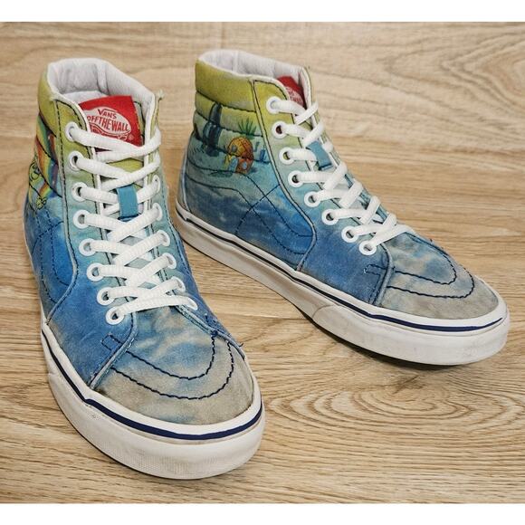 Vans x SpongeBob SquarePants Imaginaaation Sk8-Hi Sneaker Mens 5 Womens 6.5 - Picture 4 of 10